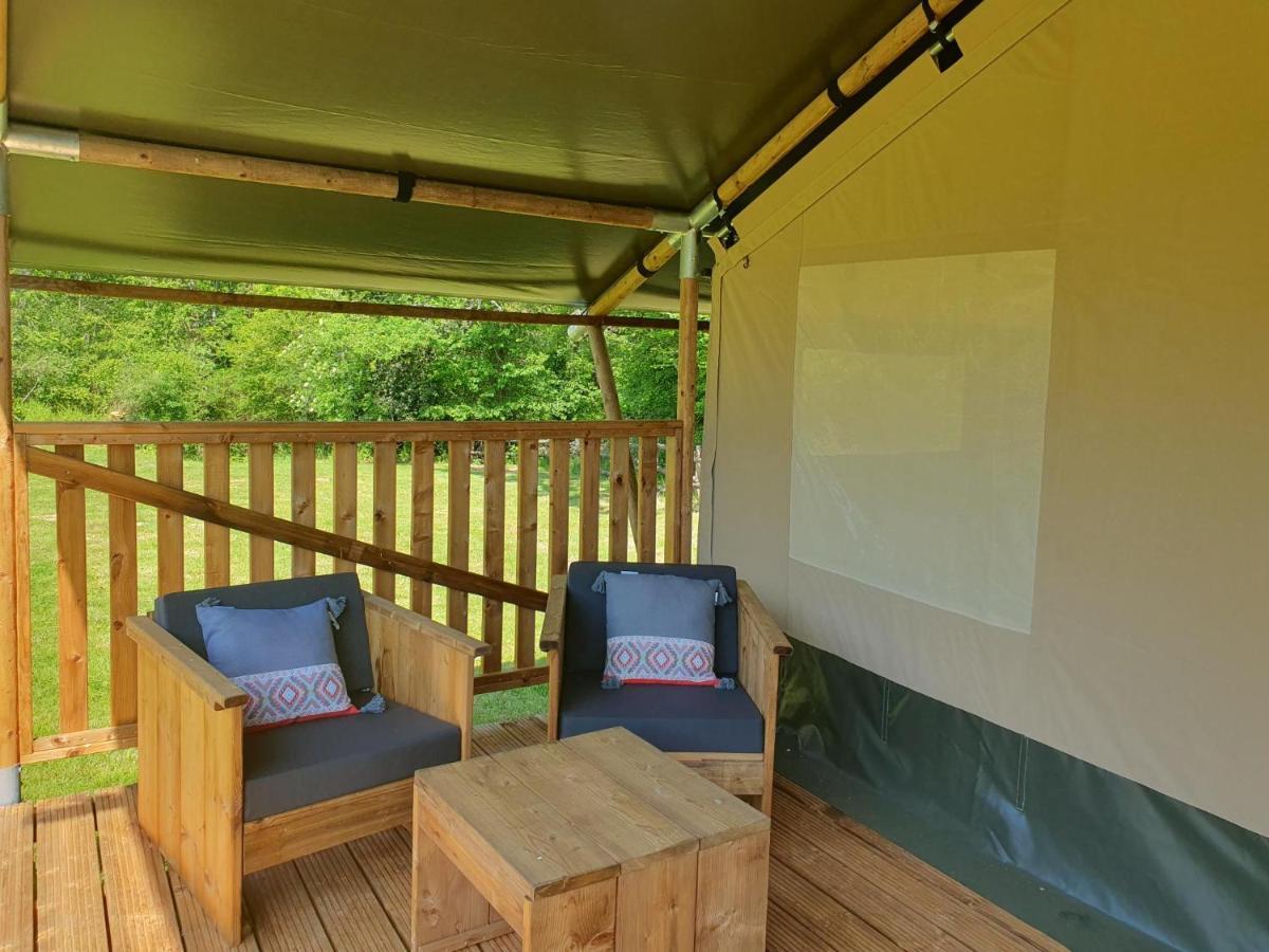 Luxury Safari Tents At Moulin Du Pommier Glamping & Camping Saulgond Eksteriør bilde
