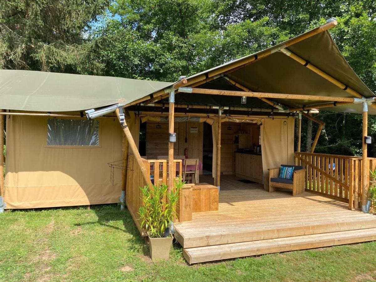 Luxury Safari Tents At Moulin Du Pommier Glamping & Camping Saulgond Eksteriør bilde